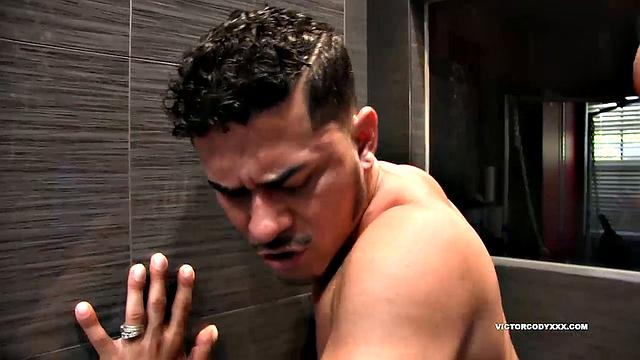 Nate and Cesar Shower Fun