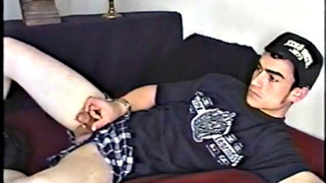 This straight BMX biker has a certain edginess that heightens the intensity of his very physical jacking off. After Nicoya has been stroking his meat he suddenly, and unexpectedly, produces a good-sized dildo.