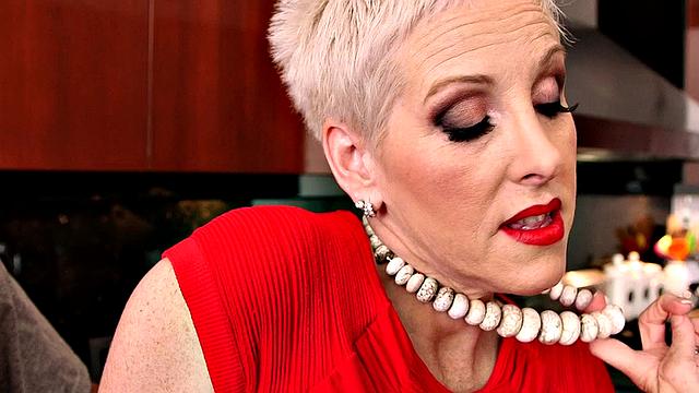 Kimber fucks the plumber while her hubby watches