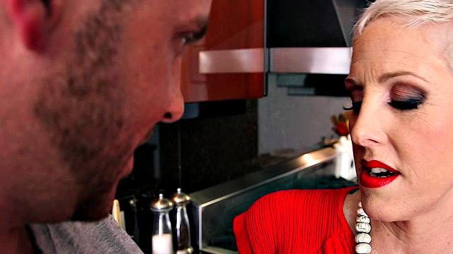 Kimber fucks the plumber while her hubby watches