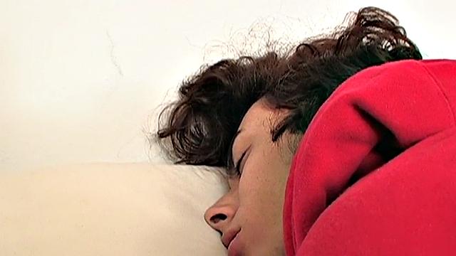 Amateur Hispanic twink gets fucked by cock at home