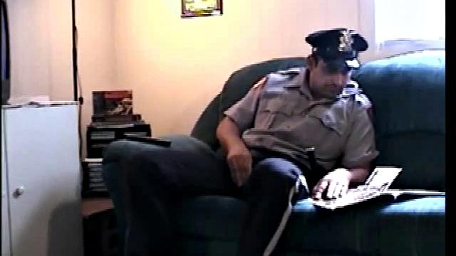 Straight Cop Sucks Off