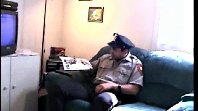 Straight Cop Sucks Off