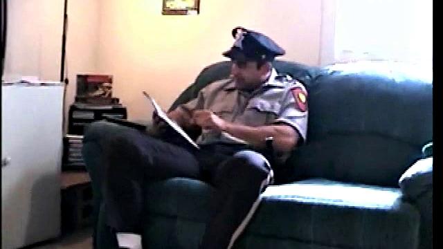 Straight Cop Sucks Off