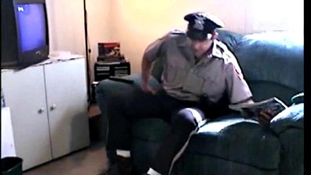 Straight Cop Sucks Off