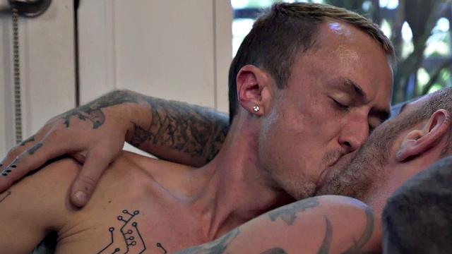 Sensual F2M dildo fucked by bf