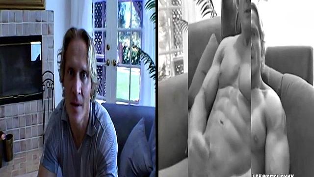 Энтони Хардвуд дрочит по-крупному, жёсткая мужская разрядка