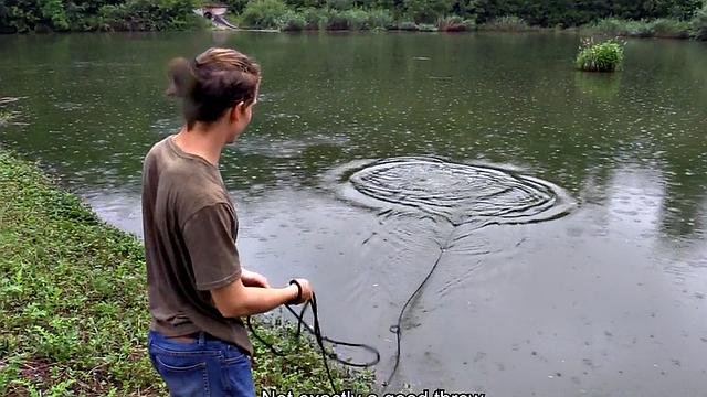 Deepthroating Euro twink fucked outdoors in public POV