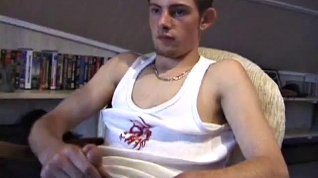Skater punk Vince O'Neil strolls in after a long day of skating hard. He was hoping to pick up some chicks at the park, but comes back empty handed. So, he puts his hand to work, and with a little help from his friend, out pops a big cum load.
