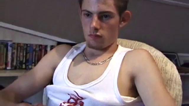 Skater punk Vince O'Neil strolls in after a long day of skating hard. He was hoping to pick up some chicks at the park, but comes back empty handed. So, he puts his hand to work, and with a little help from his friend, out pops a big cum load.