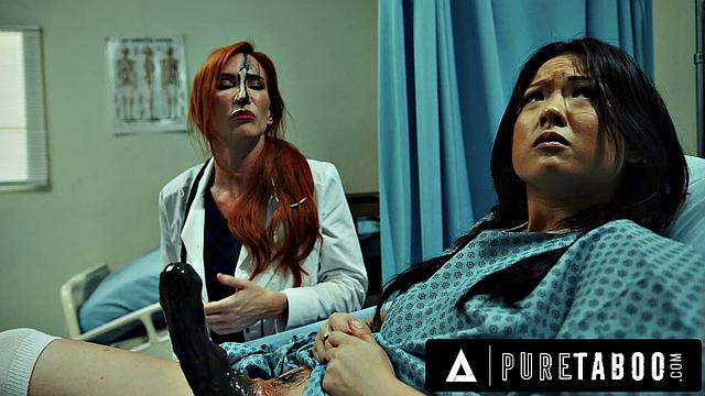 PURE TABOO Asian Virgin Lulu Chu Gets DICK DRAINED By Stepmom Penny Barber & Dr. Sophia Locke!