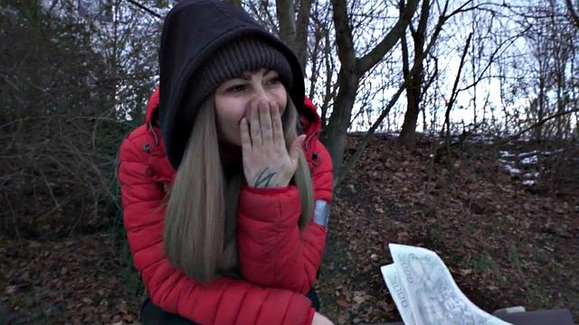 Fucking a busty teen picked up for a wild tittyfuck and deepthroat before getting pounded