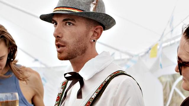 Inked bottom stud assfucked by muscled lover after party