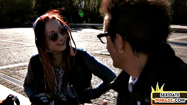 Pulled amateur redhead fucked for cash by fake agent