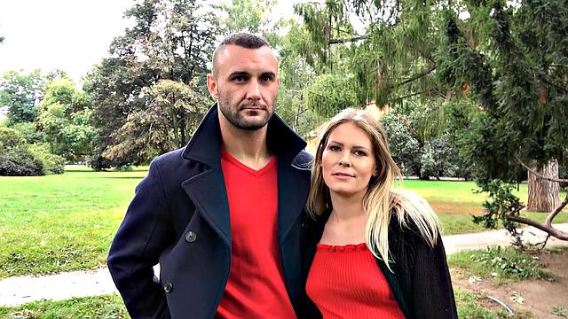 HUNT4K. Skillful hunter has awesome sex with pregnant beauty