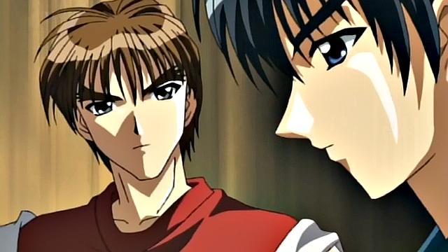 В шатре генерал смачивает большие сиськи и жёстко трахается перед битвой с демонами в замке Фантазия.