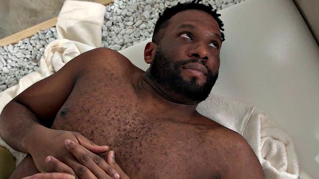 Boobylicious masseuse MILF rides big black cock