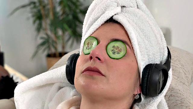 Boobylicious masseuse MILF rides big black cock