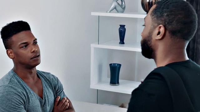 BBC nympho loves fucking black stud in anal hole