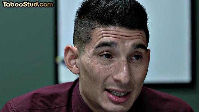 Horny stud smashed by muscled guy