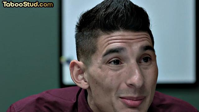 Horny stud smashed by muscled guy