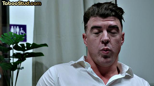 Horny stud smashed by muscled guy