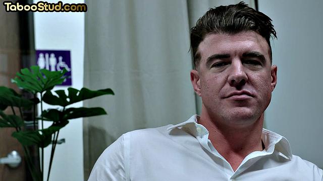 Horny stud smashed by muscled guy