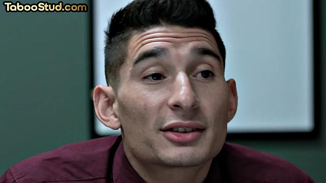 Horny stud smashed by muscled guy