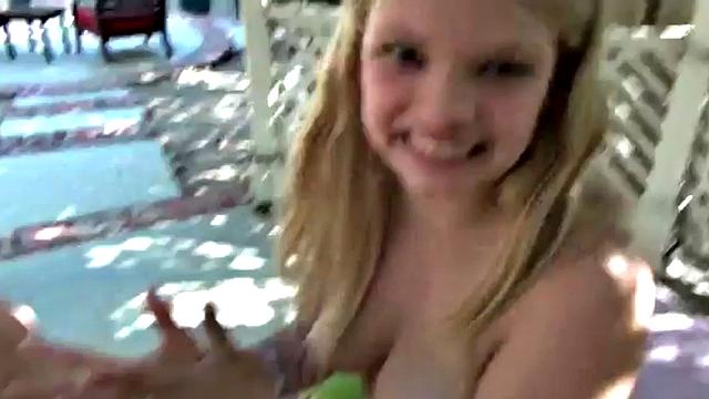 Naughty outdoor lesbo fun teens get dirty