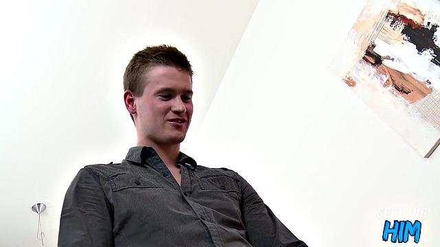 Casting twunk sucking balls and cock