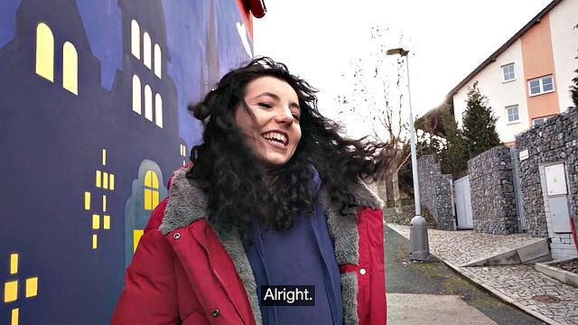 Amateur sweetie doggystyled by agent