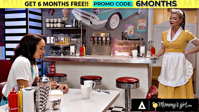 MOMMY'S GIRL - MILF Serene Siren Rough Scissoring & Face Fuck Spark Cute Alexis Taes Lesbian Lust