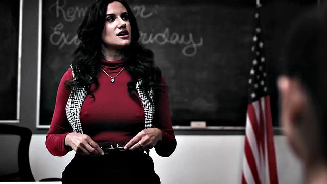 Watch as this naughty stepsister gets her tight asshole stretched by a massive white cock