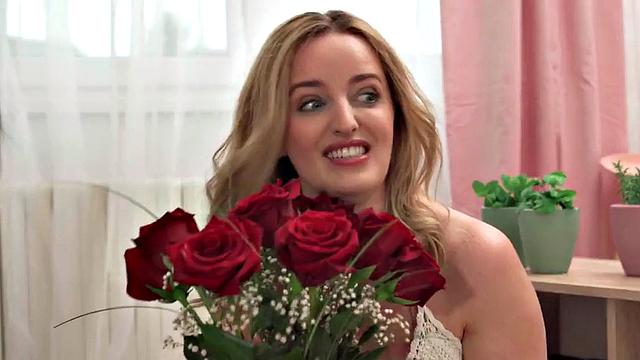 Stunning babes banged by hotel boss