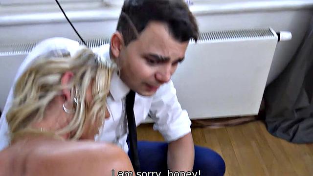 DEBT4k. Brazen guy fucks another bride as the only way to delay debt