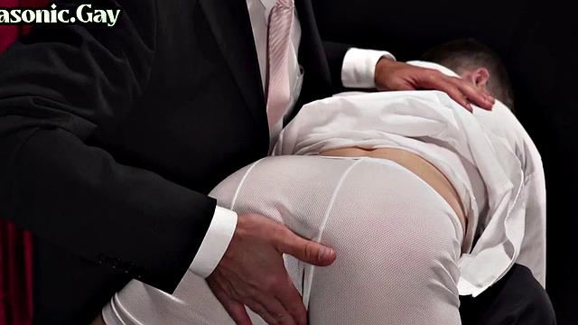 Spanked mason learns obedience