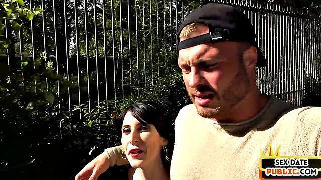 Big-titted horny babe drilled in POV