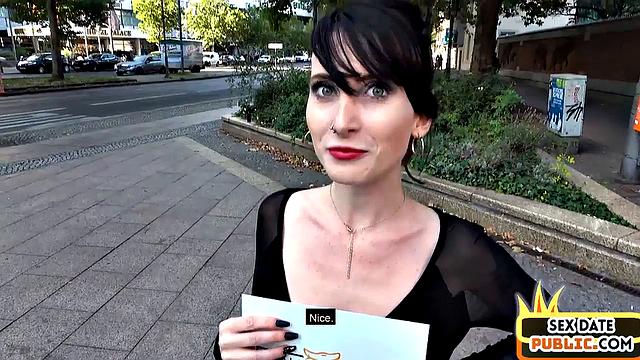 Big-titted horny babe drilled in POV