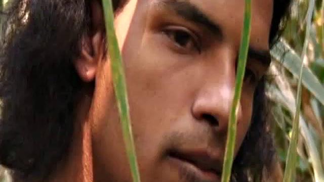 Brazilian buddies Antonio Pinto and Marco Santos walk through the jungle to the abandoned shack where they wait for hotties. Gomez Aguilar appears and puts on a dick slapping show.