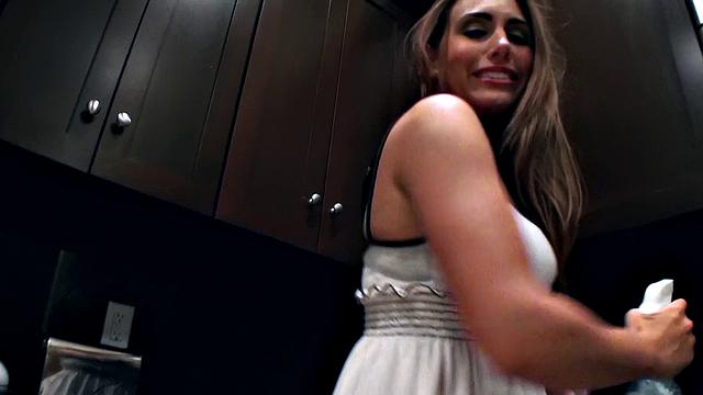 Cleaning Girl Gets Dirty