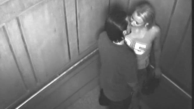 Elevator to pussy heaven rides dick