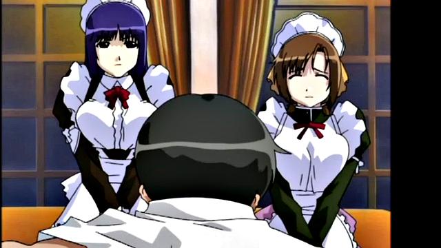 Master dominates and fucks his maid in a kinky BDSM session