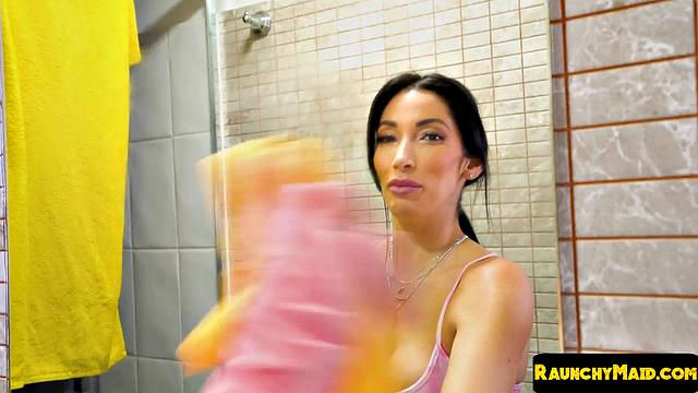 Big ass maid smashes boss's cock in POV