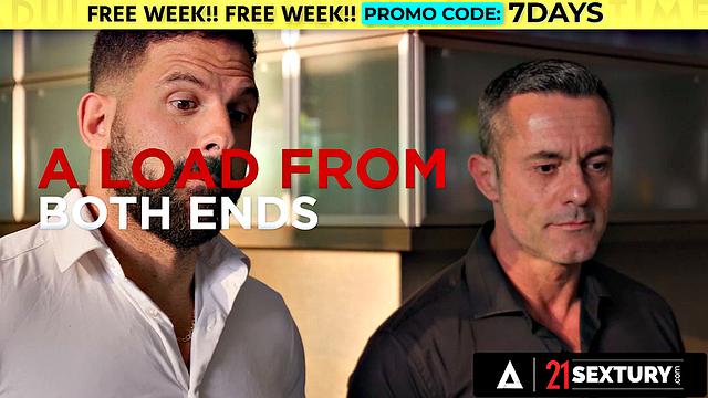 21 SEXTURY - Horny MILF Angelica Heart Takes Two Cocks In Her Ass And Pussy