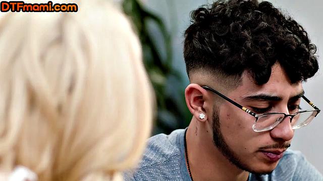 Fake busty MILF pussyfucked by stud