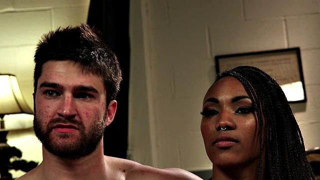 Black domina cuckolding worthless boyfriend with the doctor