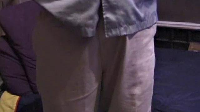 Justin strokes his cock and cums for the camera in a solo gay session