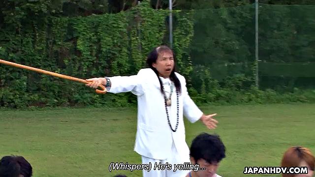 Girls have group sex session with men