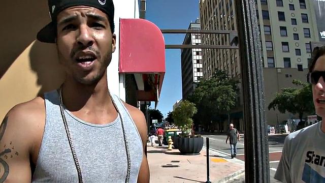 Public bareback by white dude & his tattooed friend - doggystyle, handjob, and more!