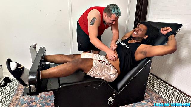 16 Hours to Tickle: J in the Tickle Chair - J & Matt